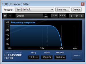 TDR Ultrasonic Filter
